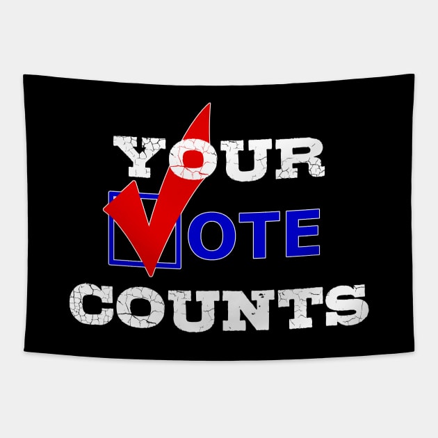 Your Vote Counts Graphic Tapestry by NeilGlover