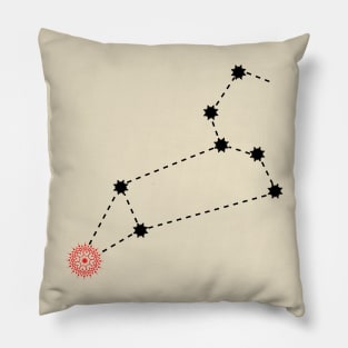 Uttara Phalguni Nakshatra Hindu Vedic Sidereal Astrology Constellation Pillow