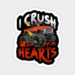 I CRUSH HEART | MONSTER TRUCK Magnet