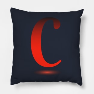 Letter C beautiful letters Pillow