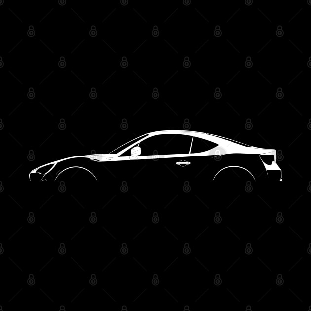 Toyota 86 (ZN6) Silhouette by Car-Silhouettes