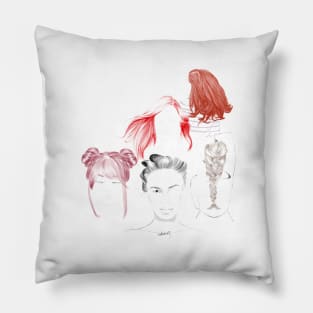 5 girls Pillow