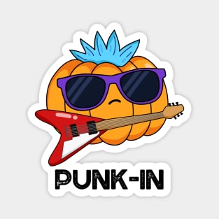 Punk In Cute Punk Rock Pumpkin Pun Magnet
