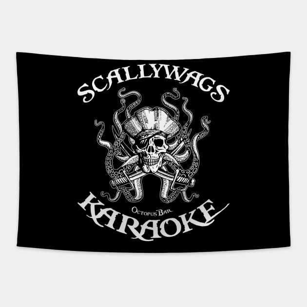 Scallywags Karaoke Tapestry by FAKE NEWZ DESIGNS