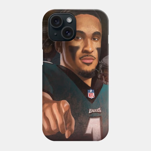 Jalen Hurts NFL Phone Case by Global Creation