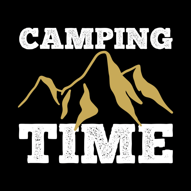 Camping Time T Shirt For Women Men by Xamgi