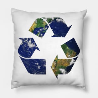 Reduce, Recycle, Reuse - Earth. Pillow