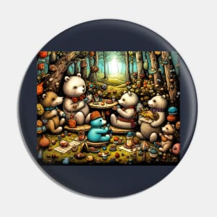 Teddy bear's picnic Pin