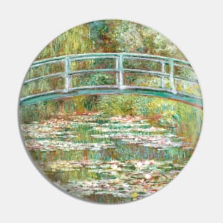 Bridge over a Pond of Water Lilies Pin