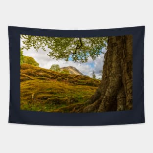 Helm Crag Above The Village Of Grasmere, Lake District Tapestry