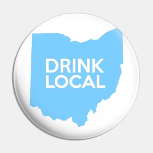 Ohio Drink Local OH Blue Pin