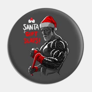 Santa Claus gift slaps Pin