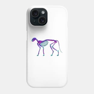 Cat Skeleton Diaphonized Specimen Phone Case