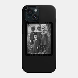 Creepy Kids with Halloween Masks Phone Case