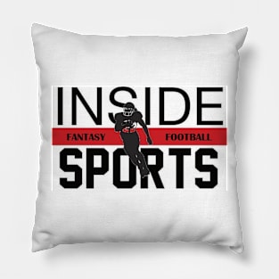 Inside Sports Fantasy Football Logo Pillow