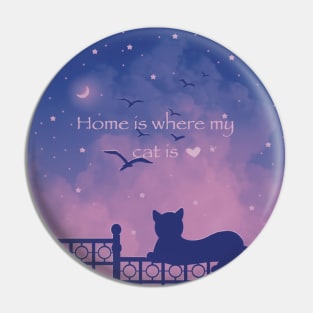 Home is where my cat is~ Pin