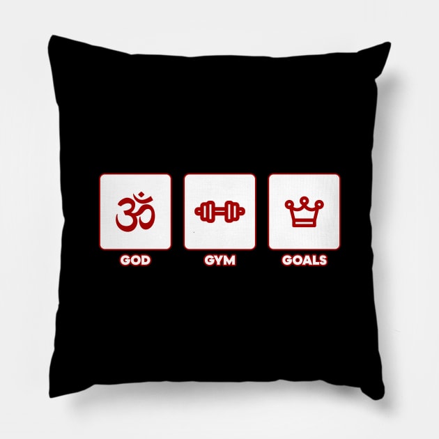 Fitness Holygrail Pillow by kingdev