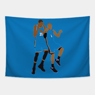 OKC Thunder duo Durant & Westbrook Tapestry
