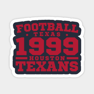Football Texas 1999 Houston Texans Magnet