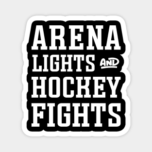 Arena Lights Hockey Fights Hockey Mom Cute Funny Magnet