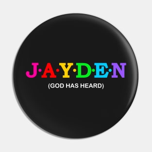 Jayden - God Has Heard. Pin