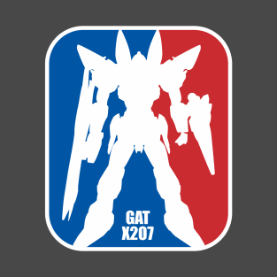 gundam gat x207 nba logo baskelball T-Shirt