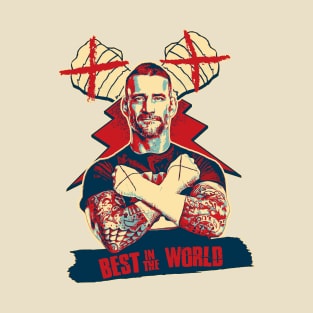 Best In The World | CM PUNK RETO PACKED T-Shirt