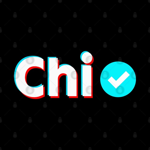 Chi Name Verify Blue Check Chi Name Gift by Aprilgirls