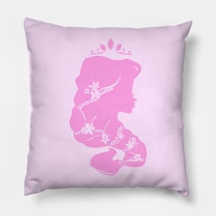 Girl With The Magic Hair Pillow