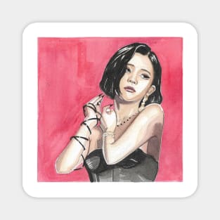 Soyeon G-IDLE Rapper painting Magnet