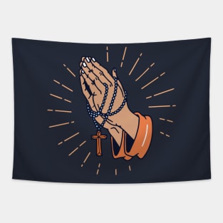 Prayer Hands Tapestry