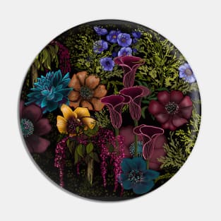 Moody Floral Moment Pin