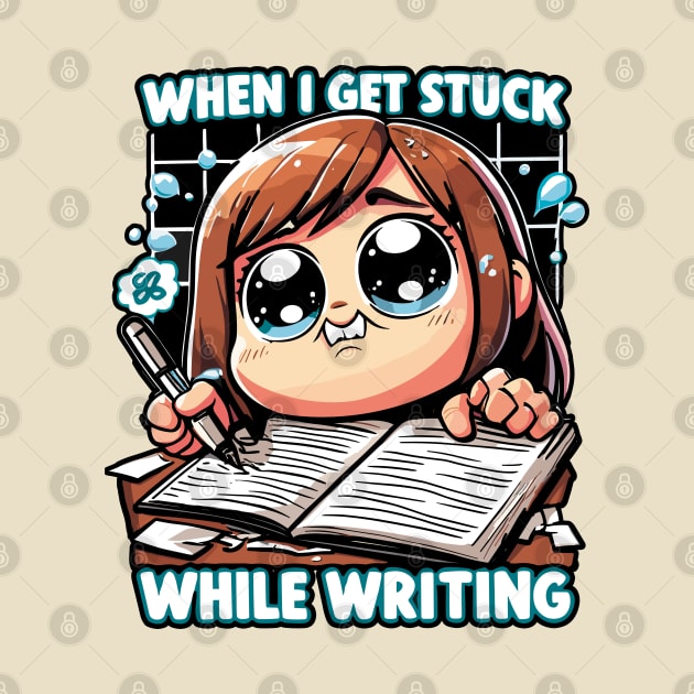 When I Get Stuck While Writing by Cutetopia