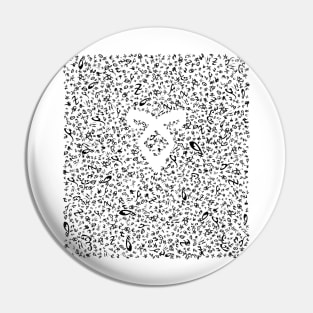 Shadowhunters rune / The mortal instruments - pattern / texture with vanishing angelic power rune (black) - Clary, Alec, Jace, Izzy, Magnus Pin