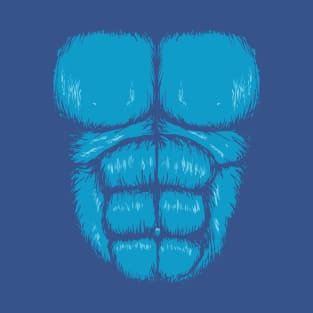 Blue Beast Chest T-Shirt