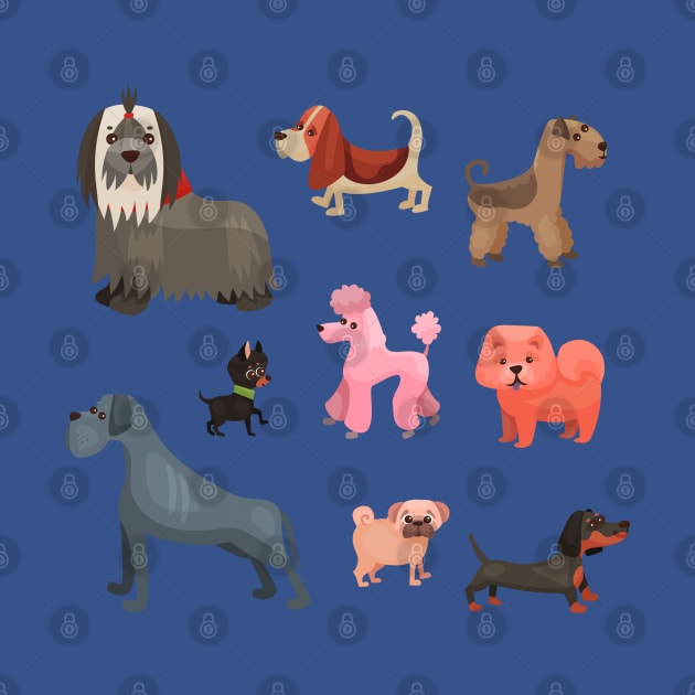 dog breed collection by Mako Design 