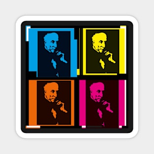 William Wordsworth - Poet - colorful, pop art style design Magnet