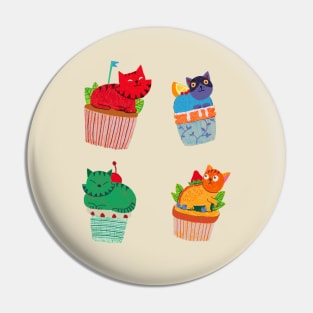 cat cake Pin