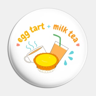 Hong Kong Egg Tart and Milk Tea Pin