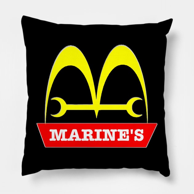 Marine's | Two Piece Line Crew Pillow by KyleRoze