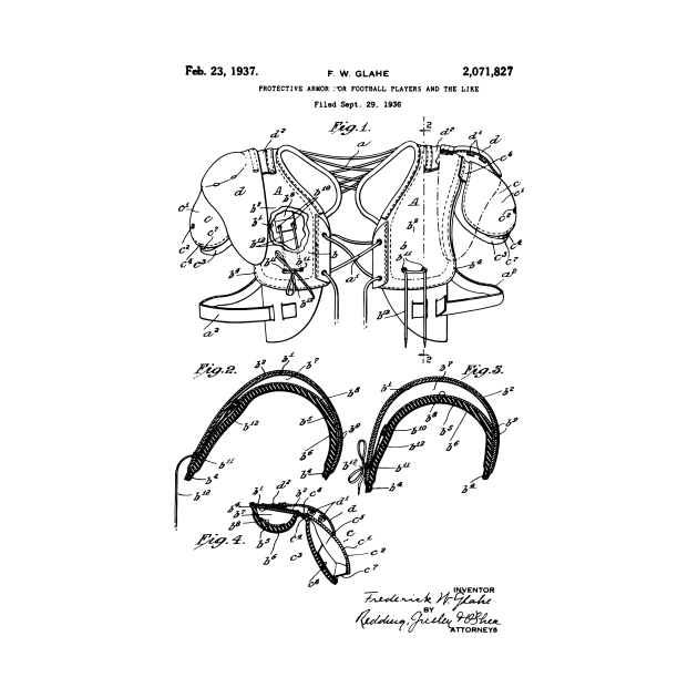 American Football Shoulder Pad Patent by GoshaDron