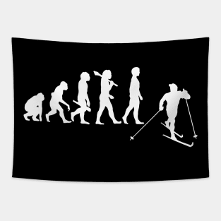 Cross Country Ski - Evolution Of A Nordic Skier Tapestry
