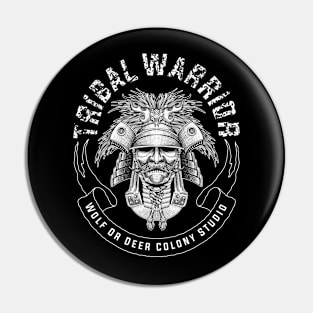 Samurai Warrior Head Pin