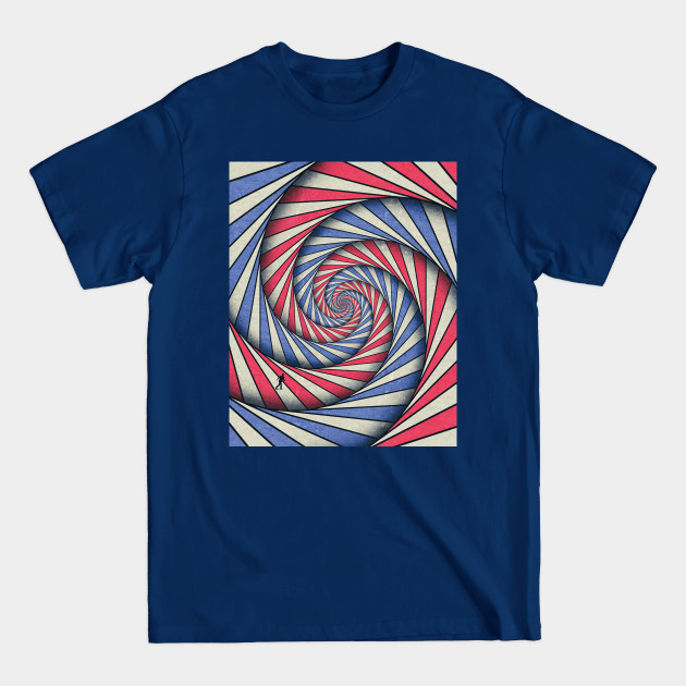 Discover Circus Spiral - Vintage Retro - T-Shirt