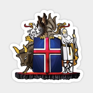 Iceland Coat of Arms Magnet