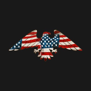 American Eagle USA Flag for 4th of July T-Shirt