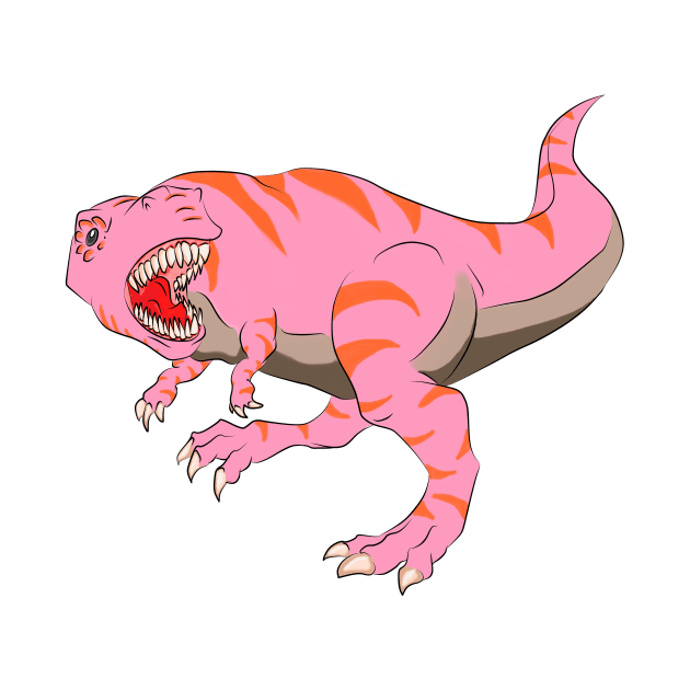 Pink T-Rex by lostatom