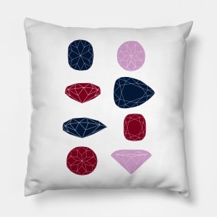 gems all that glitters Pillow