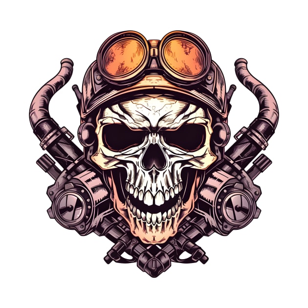 Garage Skull Design by ragil_studio