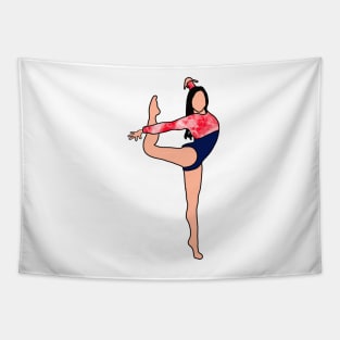 Suni Lee Gymnastics Drawing Tapestry